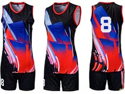 sports engineered custom look volleyball team uniforms