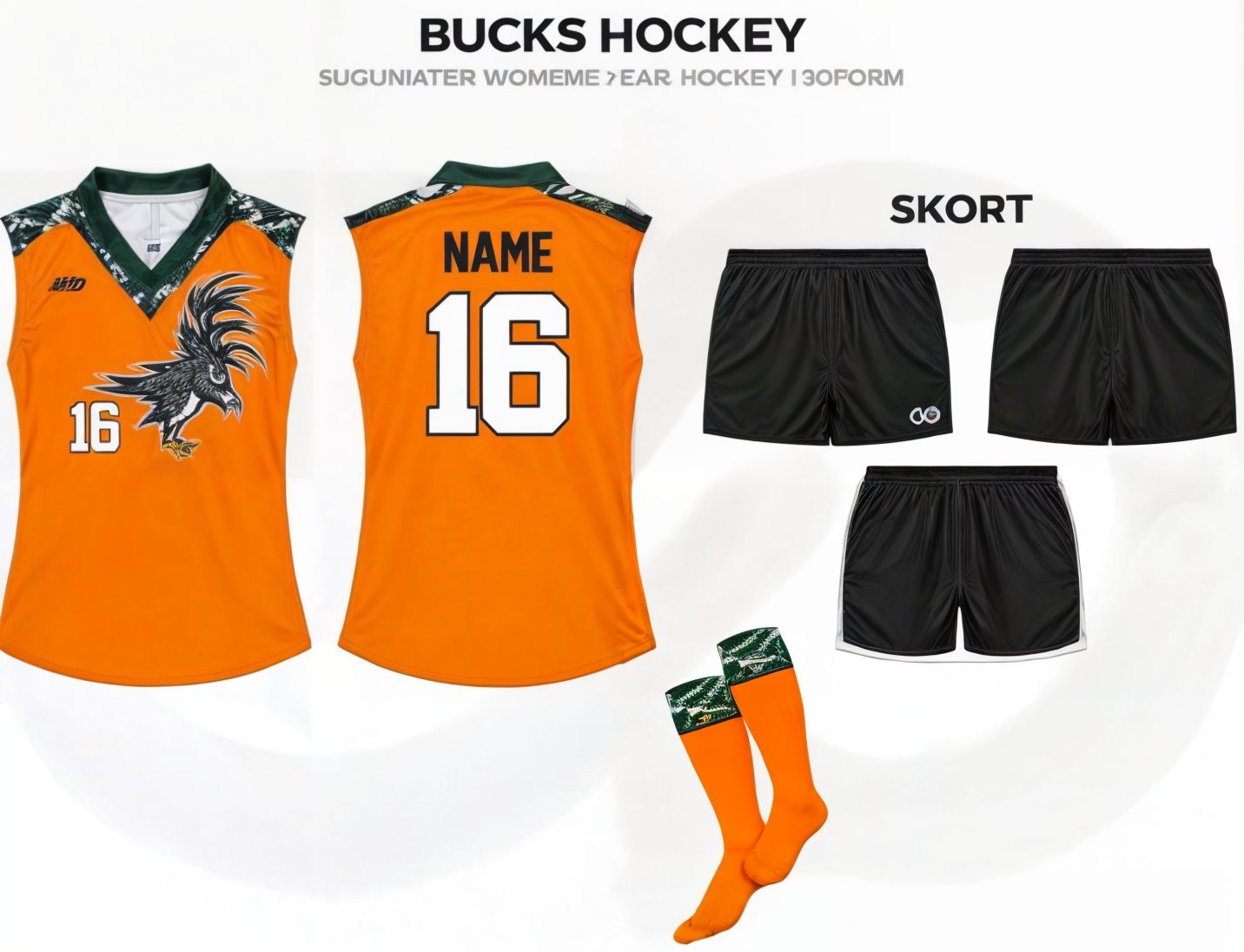 custom designed complete hockey uniform kit