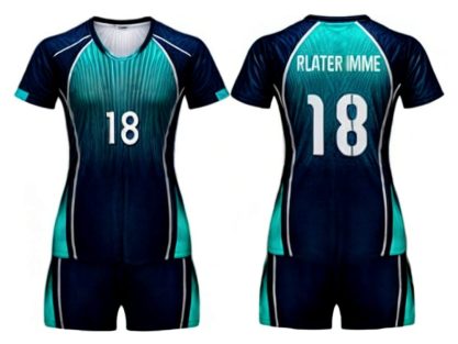 custom designed volleyball team uniforms