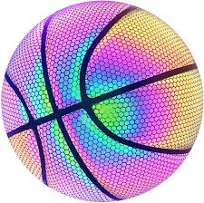 Bright colored basketball