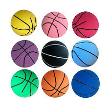 multicolor basketballs