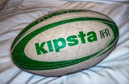 branded rugby balls
