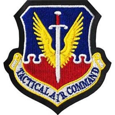 AIR FORCE TACTICAL AIR COMMAND TAC LEATHER MILITARY EMBROIDERED PATCH