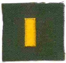 Army Officer Sew-on Rank Insignia - Color