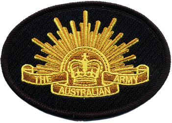 AUSTRALIAN IMPERIAL FORCE, Army badge, Bullion embroidery, Bullion