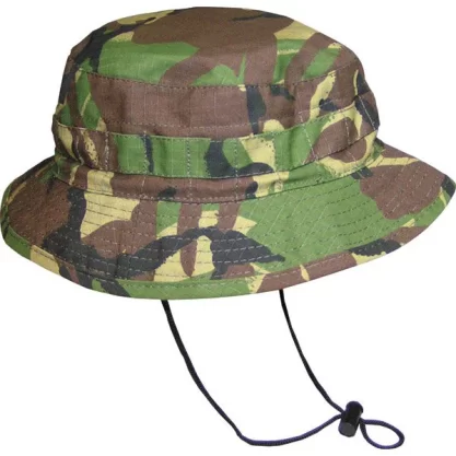 BRITISH ARMY SPECIAL FORCES STYLE BUSH HAT in DPM WOODLAND CAMO
