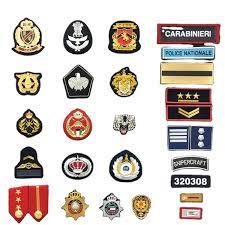 Custom Many Kinds Military Army Police Rank Epaulet Badge