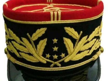 French Military Kepi, France Army Embroidery Cap,