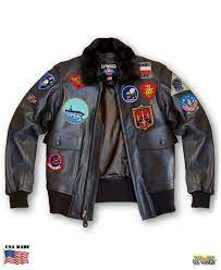 Men's Top Gun Flight real Leather Jacket with WW2 Bomber Style