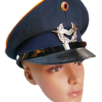 Genuine German army visor cap Air forces military peaked hat Luftwaffe