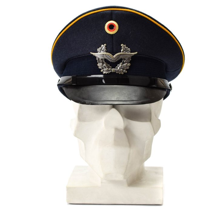 Genuine German army visor cap Air forces military peaked hat Luftwaffe