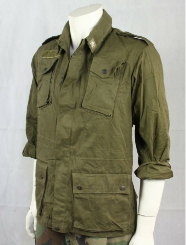 Original Italian surplus Military Field Vintage Jacket - BDU-Olive Drab&Green