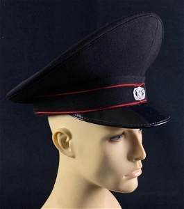 Vintage Italian Italy Captain Police Services Officer Hat