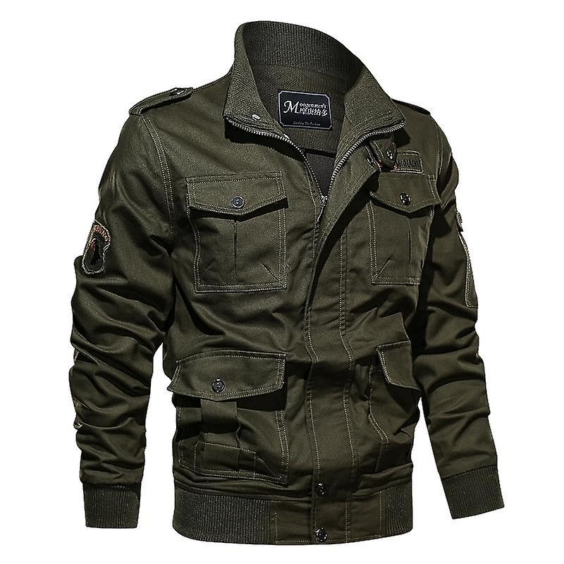 USTZFTBCL-Mens-Military-Jacket-Winter-Cotton-CoatSpring