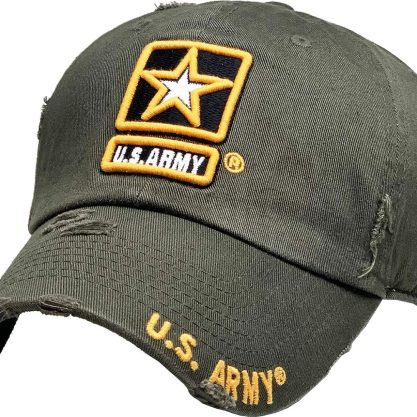 OLV US Army Officially Licensed Baseball Cap Military Vintage Adjustable Hat