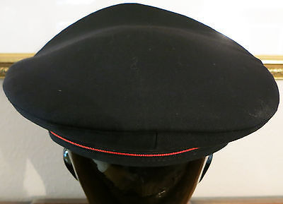 Genuine Italian Army Peaked Cap Visor Forage Cap Black hat Original Italy Military Police carabinieri 1
