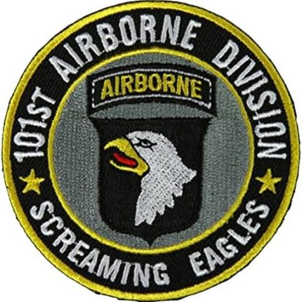 Patch US Army 101st Airborne Division ABD Screaming Eagles Patches Sew Iron on Embroidered Applique Patches Logo Emblem Military Tactical Morale Untidet State.