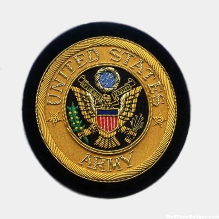 Pin on Bullion Crests - Hand Embroidered Blazer Patches