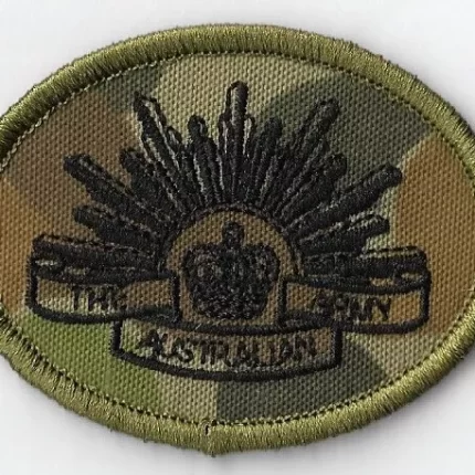 Patch, cloth - Australian Army Rising Sun badge, camouflage