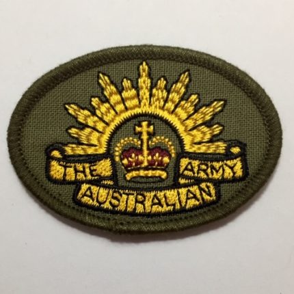Patch, cloth - Australian Army Rising Sun badge, camouflage