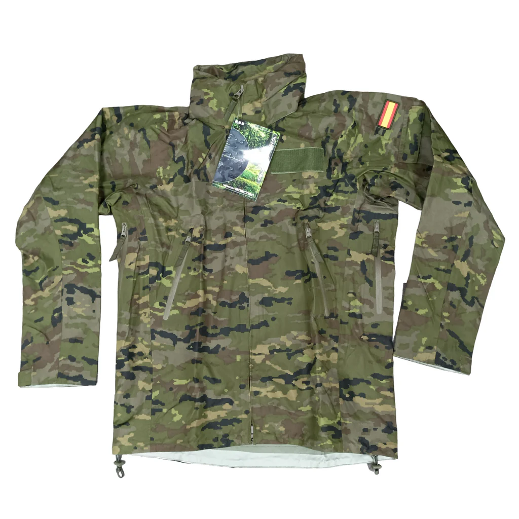 Spanish Army Pixel Camo Waterproof Storm Suit