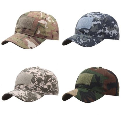 New Men USA Flag Camouflage Baseball Cap Army Embroidery Cotton Tactical Dad Hat Male Summer Sports