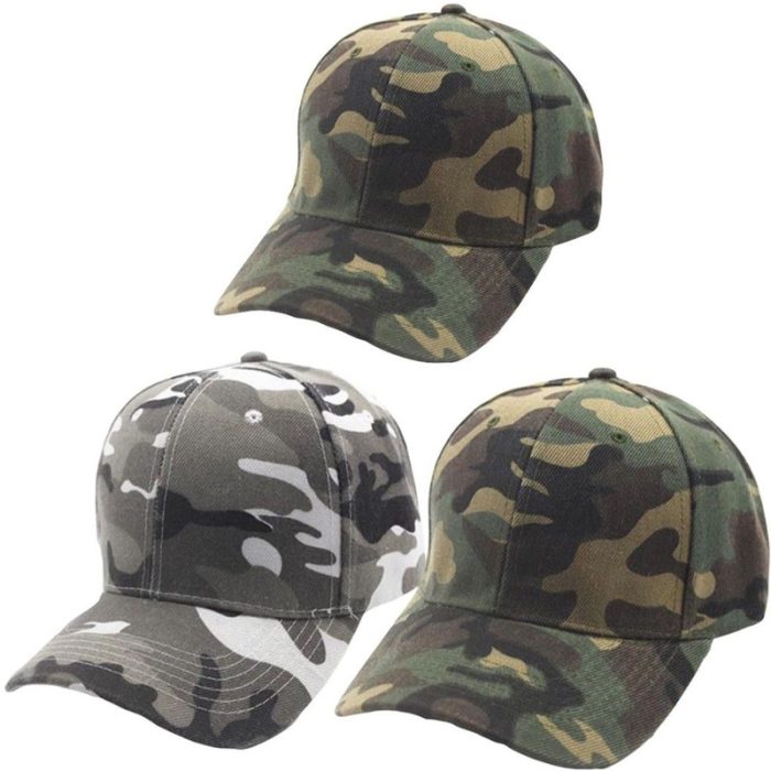 Trendy Solid Printed Men Army Cap Combo (KDB-2217318) KDB Deals