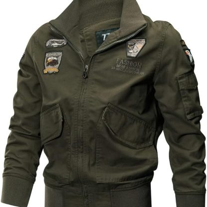 USTZFTBCL-Mens-Military-Jacket-Winter-Cotton-Coat Spring