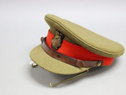 Officer's peaked cap, Colonel V G Bulteau, Royal Australian