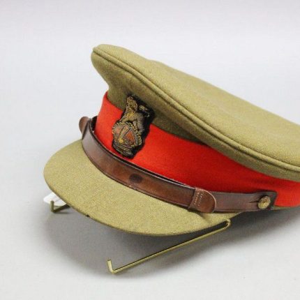 Officer's peaked cap, Colonel V G Bulteau, Royal Australian