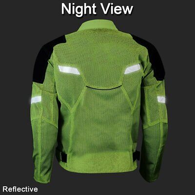 special built reflexive Cardura jackets for night riders