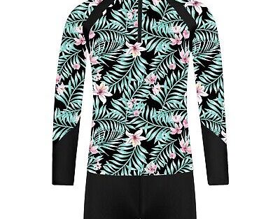 Kids Girls Hawaiian Bikinis Outfit Beachwear Swimshirts Crop Top with Bottom 3 Piece Swimsuit