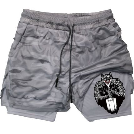 Shop Generic Anime Berserk Guts Men's Gym Shorts to Fitness 2 In 1 Quick Dry Performance Shorts